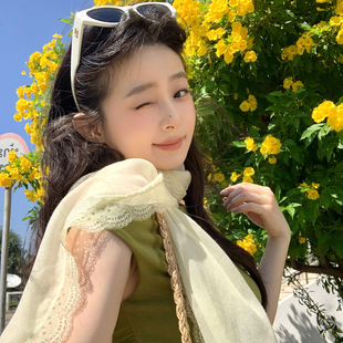 2026春新款高级感超好看丝巾女薄款时尚洋气高档长条系脖纱巾围巾