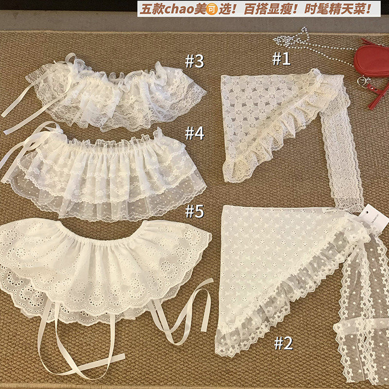 蜗牛爬爬家ins芭蕾风蕾丝屁帘女2025新款时尚叠穿半身裙下摆裙帘