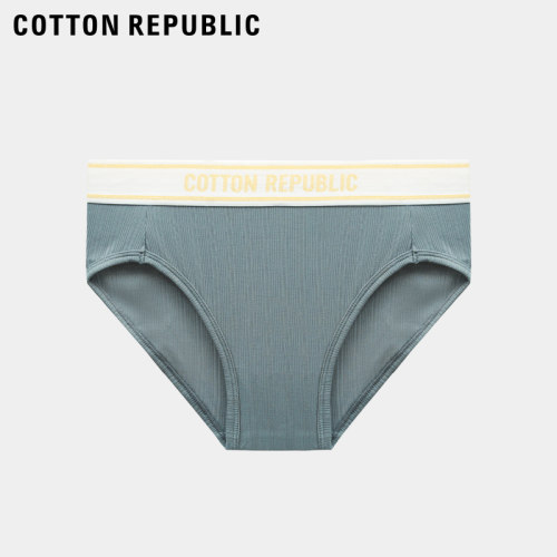 cottonrepublic边宽腰边内裤