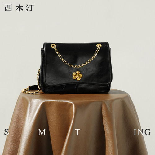 【西木汀】无微不至 链条斜挎包2025新款邮差包女士小个子单肩包
