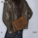 包包2025新款 马鞍包斜挎法式 如愿 女士轻奢手提单肩包 西木汀