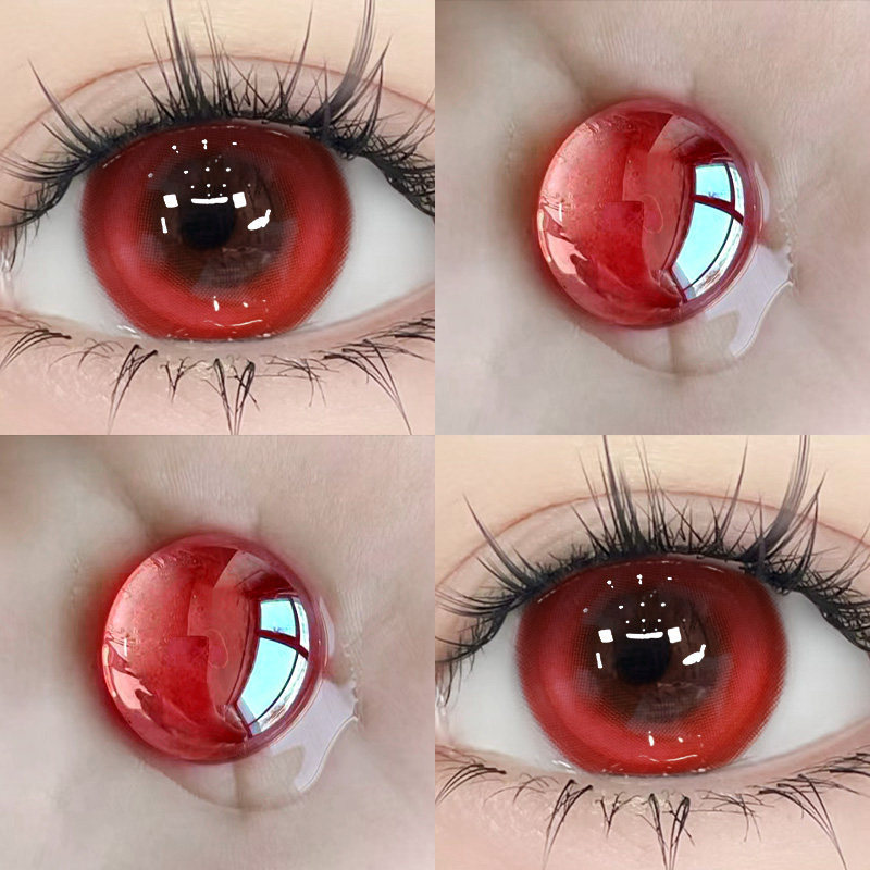 红色COS美瞳日抛30片万圣节吸血鬼一次性抛显色隐形眼镜cc10片TN,隐形眼镜/护理液,彩色隐形眼镜,淘宝优惠券,粉丝福利购,淘宝优惠卷