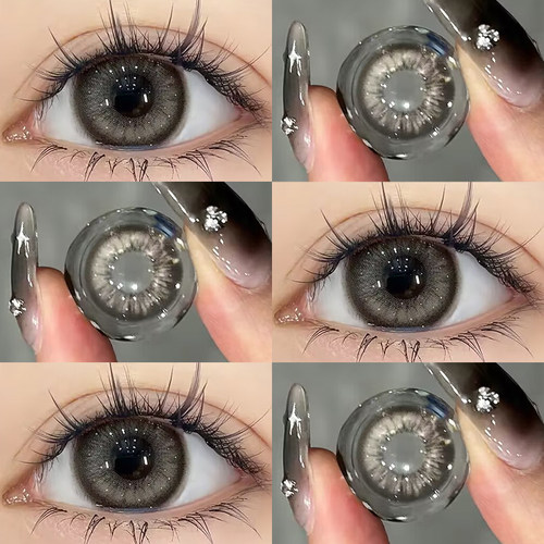 美瞳半年抛大直径混血cos灰色隐形眼镜年抛女正品官方旗舰店EJL