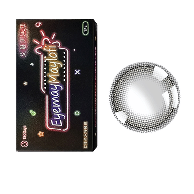 雾面雪山黑色美瞳日抛30片