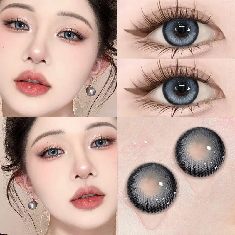 蓝色美瞳半年抛cos大小直径自然学生党隐形眼镜正品官方旗舰店ws