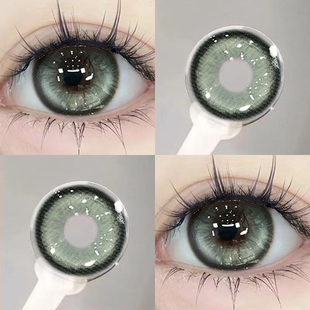 热带曼巴美瞳日抛30片绿色一次性大直径10片隐形眼镜HC正品官网TN