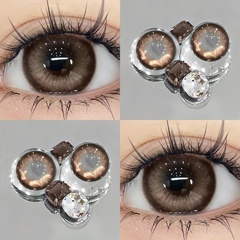 三明治工艺棕色美瞳月抛带度数大小直径隐形眼镜正品官方旗舰店ws,隐形眼镜/护理液,彩色隐形眼镜,淘宝优惠券,粉丝福利购,淘宝优惠卷