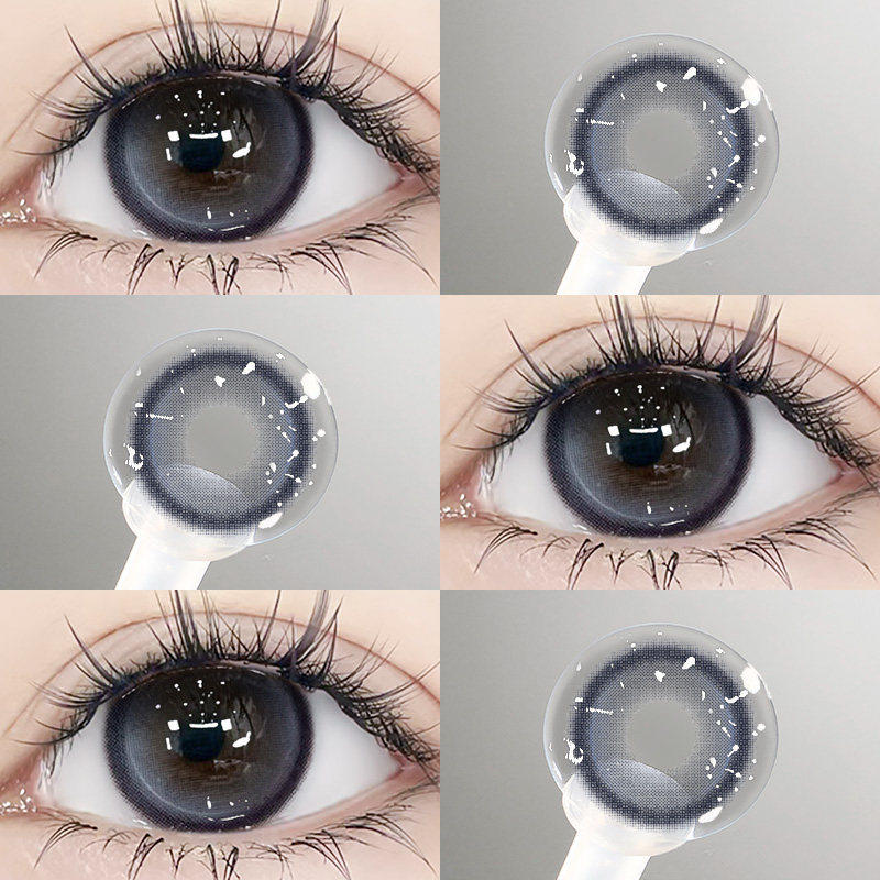 校园蓝衫美瞳日抛30片一次性大小直径蓝色隐形眼镜10片NF次抛女TN