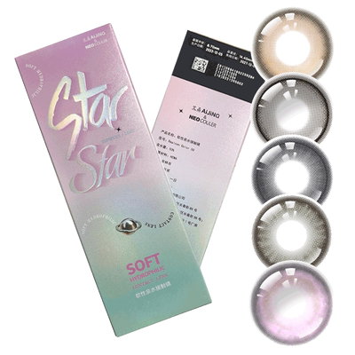 美瞳日抛30片装正品官方紫色小大直径隐形眼镜混血感一次性抛JLB