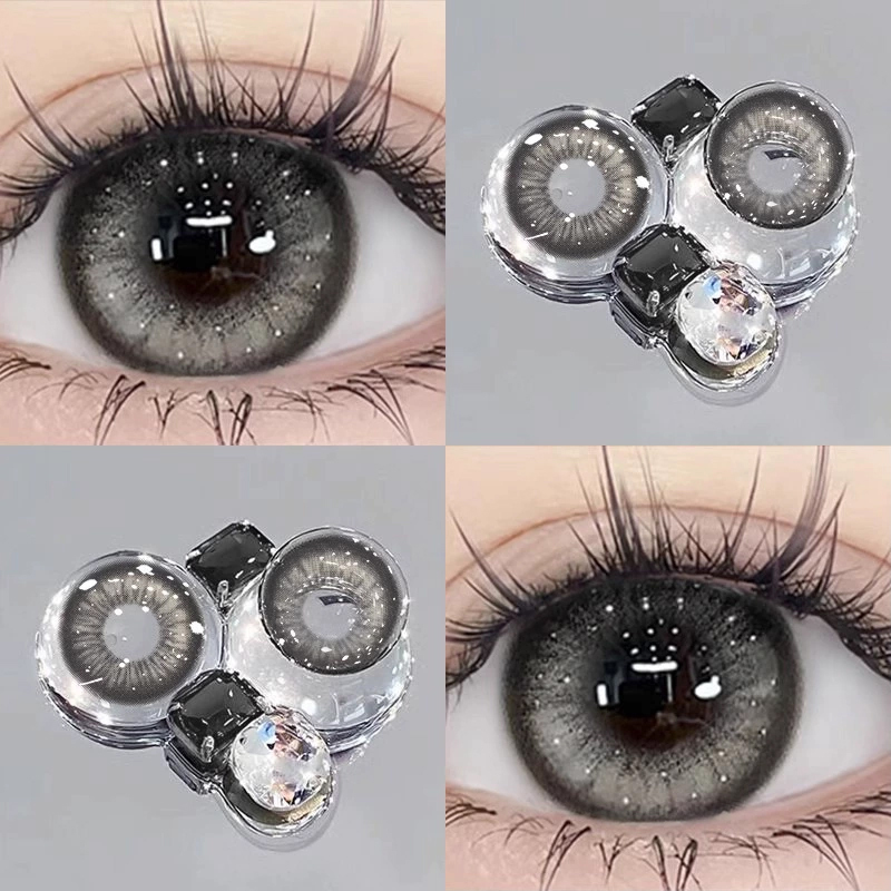 2025新款美瞳塔娜灰半年抛2片装