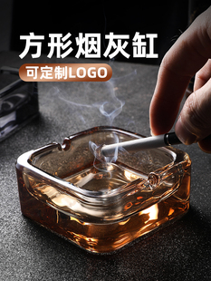 办公室轻奢烟缸高端大气 日本进口MUJIA客厅家用烟灰缸防灰尘个性
