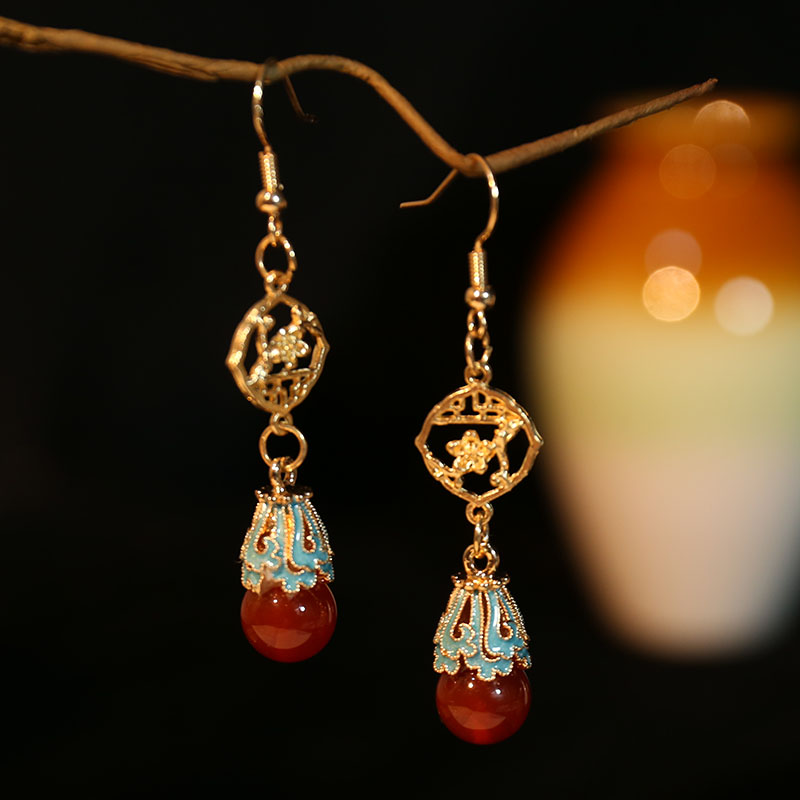 古风汉服耳环中国风耳饰新中式