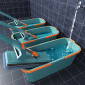 拖把2022新款 自动免手洗吸水懒人拖地神器平板家用一拖墩地拖布净