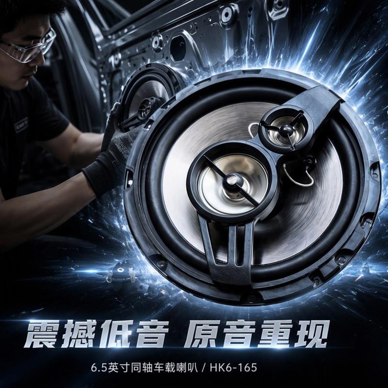 宝骏RC6音响前后门喇叭高中重低音扬声器同轴音响6.5寸 无损安