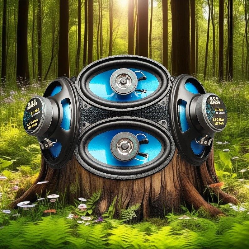 4x6寸汽车喇叭4欧高低音炮同轴车载适合普桑QQ/奇瑞风云/乐驰改装