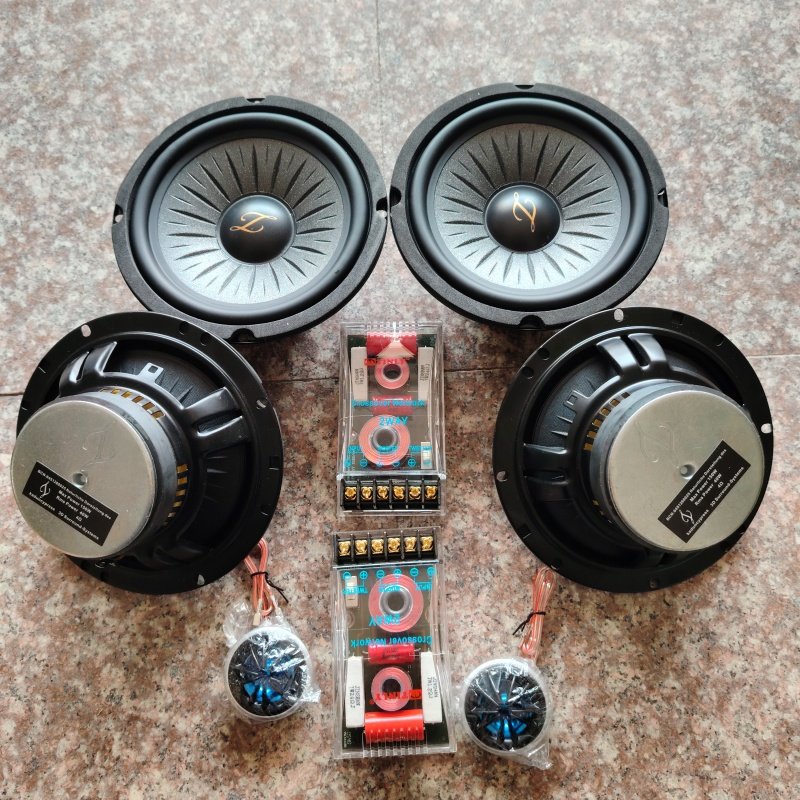 卡顿柏林汽车音响6.5寸高重中低音炮直推车载喇叭高音头无损改装