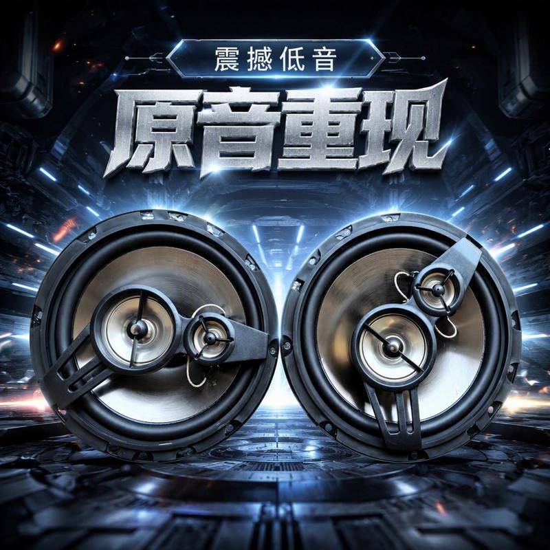 克莱斯勒300C音响前后门喇叭高中重低音扬声器同轴音响6.5寸 无损