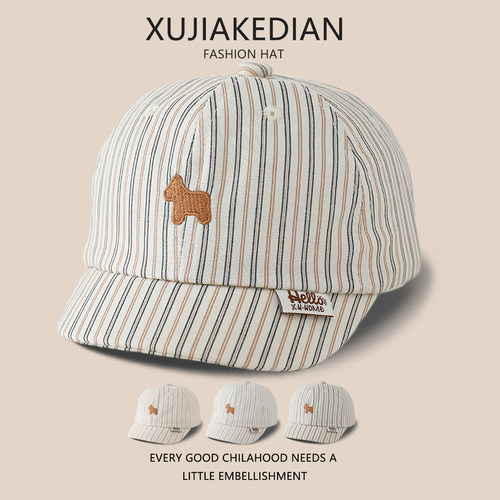 婴幼儿春夏薄款防晒卡通鸭舌帽