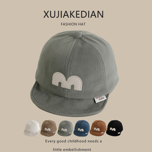 宝宝帽子春秋季婴幼儿软檐棒球帽遮阳秋冬可爱萌男女宝婴儿帽子潮