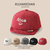 婴儿帽子春秋季 韩系字母软檐鸭舌帽男童女宝宝遮阳防风秋冬棒球帽