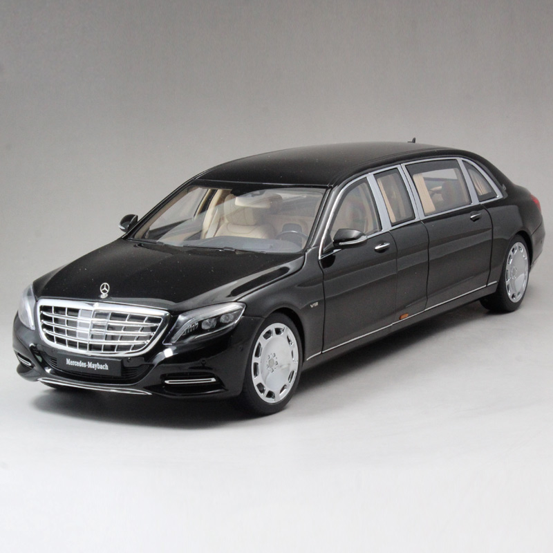 奥拓 1:18 奔驰普尔曼迈巴赫 s600 加长版 树脂汽车模型