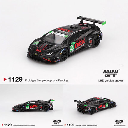 预售 MINIGT 1:64 #1129 兰博基尼 GT3 EVO2 合金汽车模型