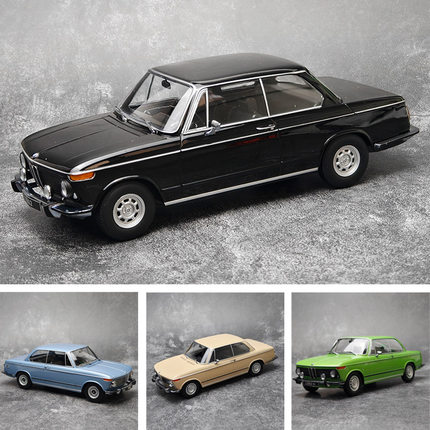 KK 1:18 宝马1602  宝马L2002Tii  老爷车 合金汽车模型