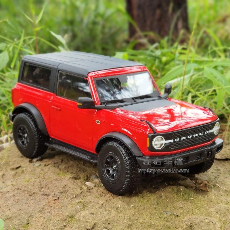 美驰图 1:18 福特烈马 ford bronco 2021款 越野吉普车合金车模型