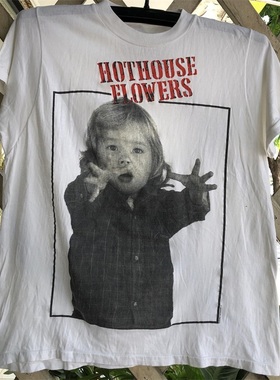 Hothouse Flowers欧美摇滚乐队街头oversize男女潮流纯棉短袖T恤