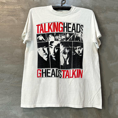 TalkingHeads乐队美式短袖T恤棉