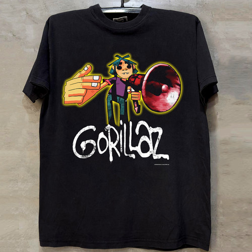 Gorillaz虚拟乐队重磅棉半袖