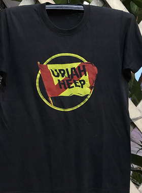 Uriah Heep乐队前卫摇滚重金属oversize街舞短男女袖chic嘻哈T恤