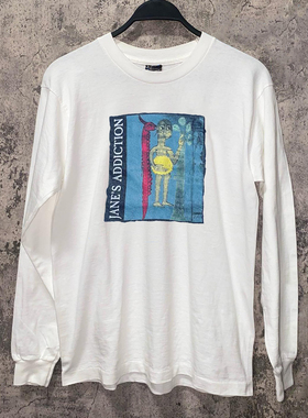 Jane's Addiction欧美摇滚乐队迷幻金属美式长袖T恤vintage上衣潮