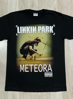 Linkin Park. Meteora林肯公园专辑同款摇滚乐队美式男女短袖T恤