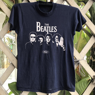 The Beatles披头士乐队美式街头嘻哈宽松Y2K摇滚短袖男女重磅T恤