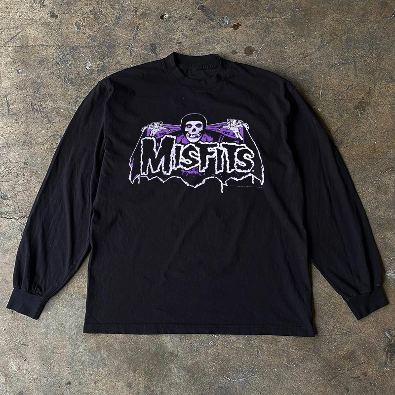 长袖T恤金属风男女Misfits乐队