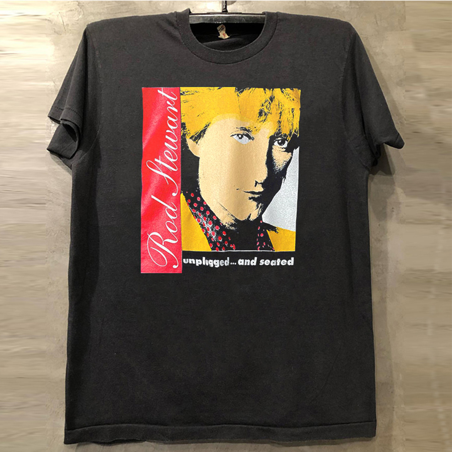 洛·史都华摇滚歌手美式短袖T恤