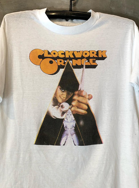 A Clockwork Orange发条橙电影周边宽松街头纯棉男女百搭短袖T恤