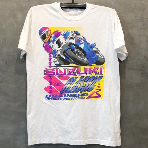 潮牌短袖T恤oversize机车风