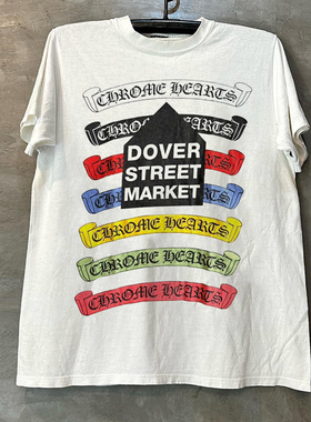 Dover Street Market美式多巴胺潮牌短袖T恤ulzzang质感半袖棉tee