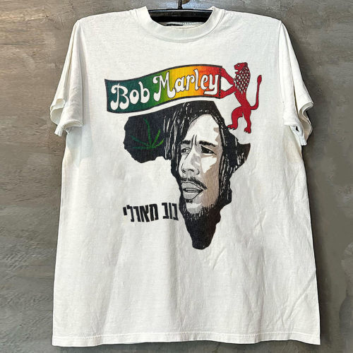 BobMarley复古纯棉短袖T恤