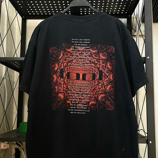 Tool工具乐队重金属摇滚风hiphop纯棉质感短袖男女宽松高级感T恤