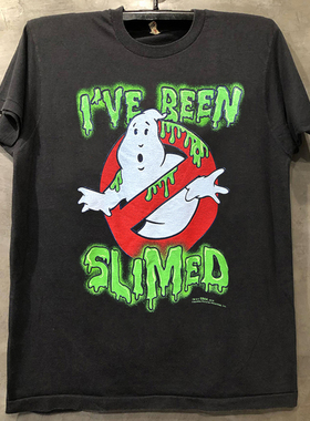 Ghostbusters捉鬼敢死队经典奇幻电影短袖T恤vibe美式高街情侣tee