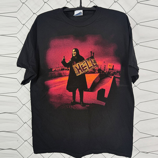 Ozzy Osbourne歌手奥兹·奥斯朋潮牌街头重磅棉美式复古短袖T恤男