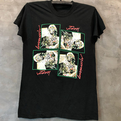 JIM短袖T恤vintage摇滚乐队