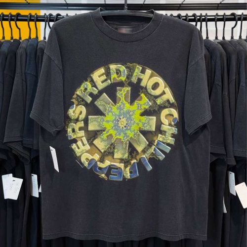 红辣椒乐队美式复古潮牌短袖T恤