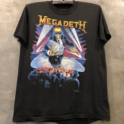 MEGADETH麦格戴斯男女短袖t恤