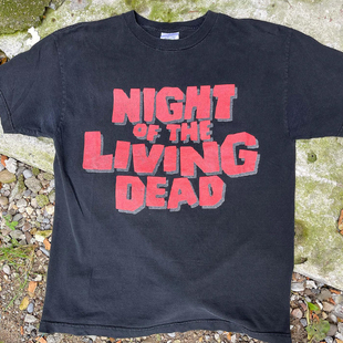 Night of the Living Dead活死人之夜恐怖电影短袖T恤街头半袖男