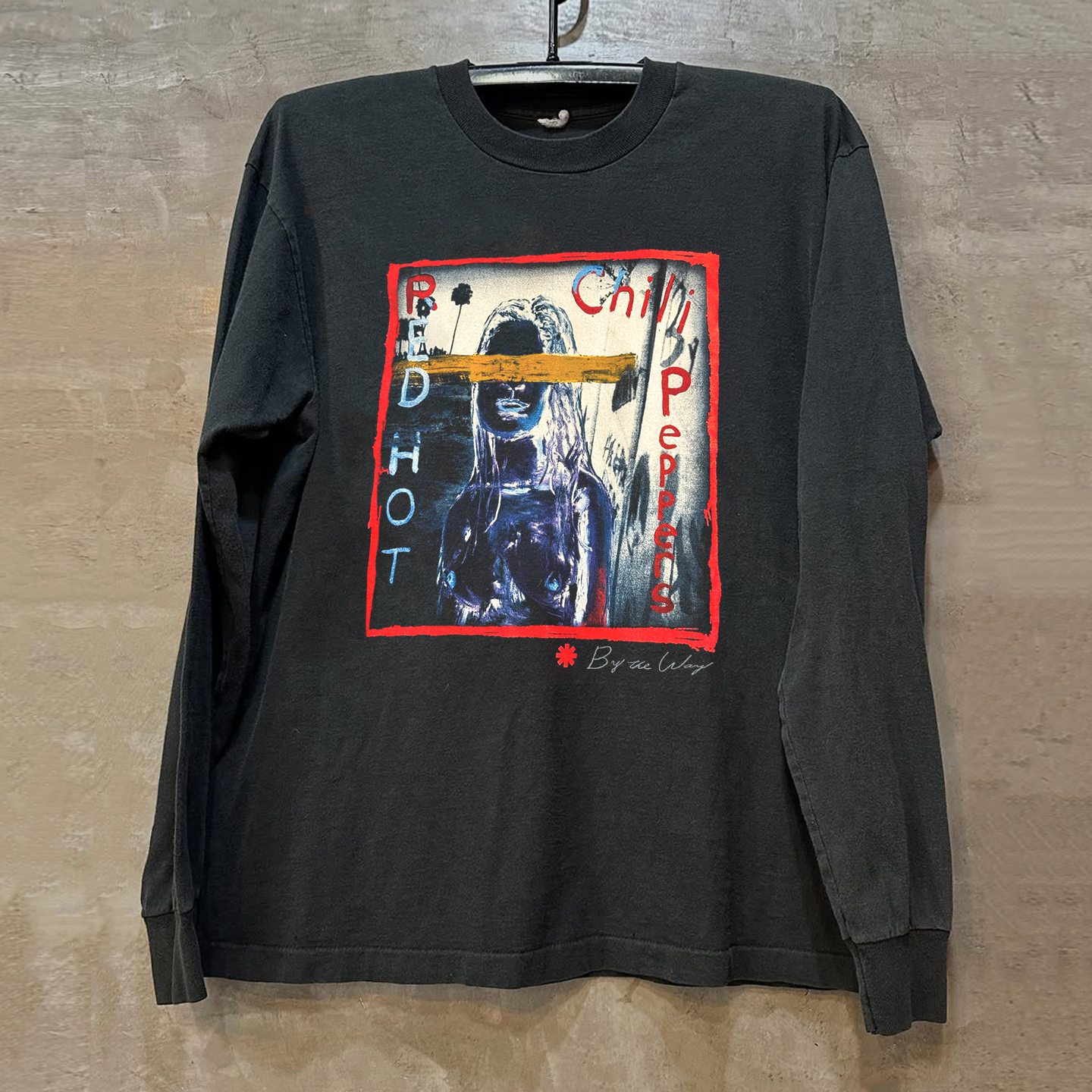 红辣椒乐队美式重磅棉长袖T恤潮