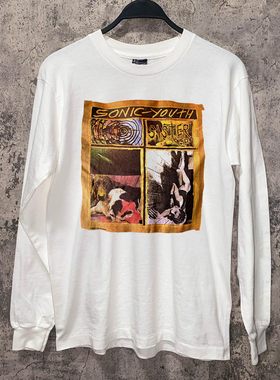Sonic Youth音速青年同名专辑长袖打底衫hiphop美式重磅潮牌上衣